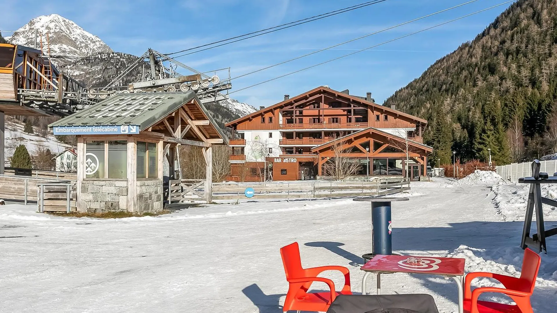 아파트 L'Ours Bleu B33 Ski -In Ski -Out - Happy Rentals 발로시네 프랑스