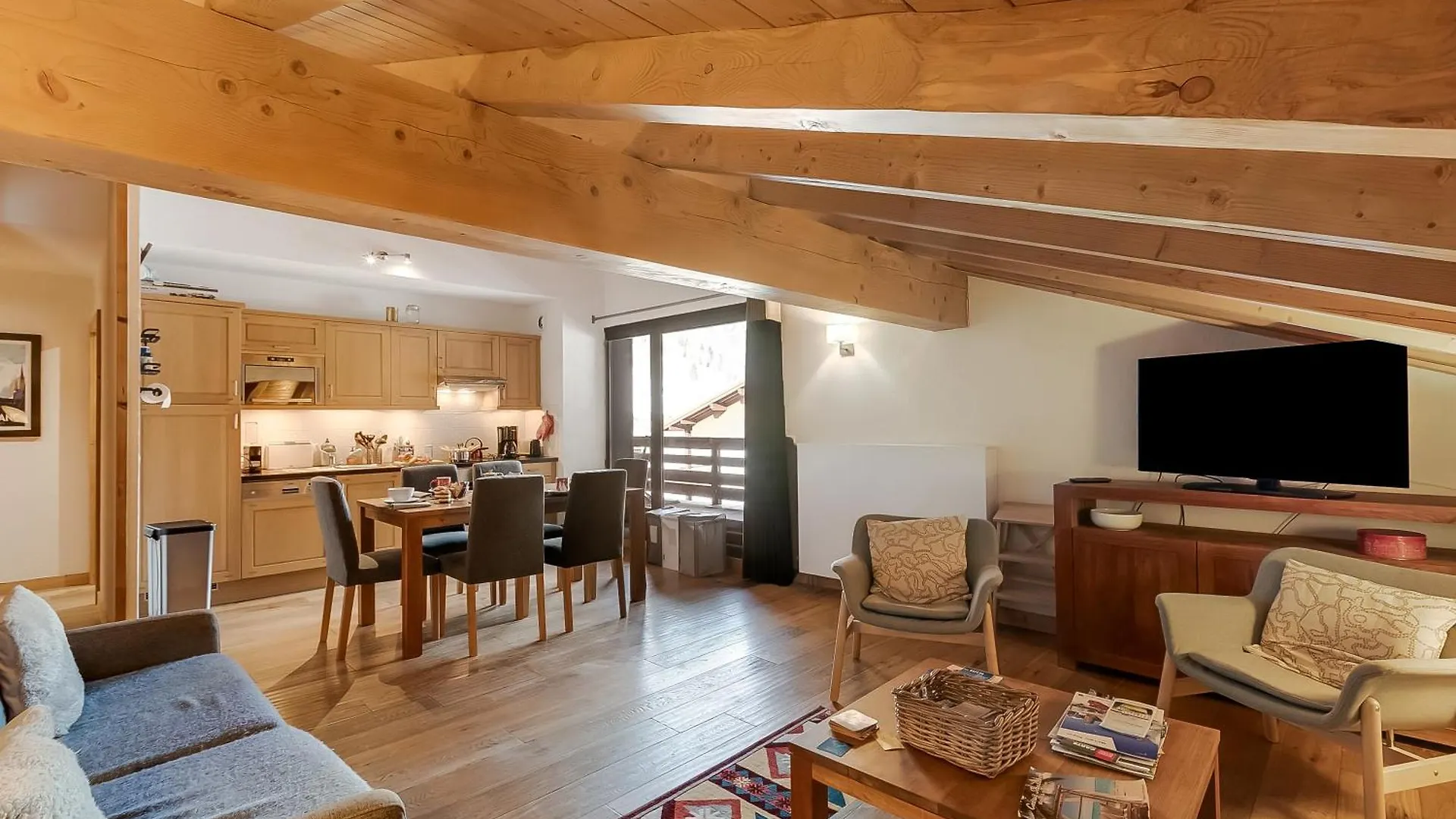L'Ours Bleu B33 Ski -In Ski -Out - Happy Rentals 발로시네 아파트